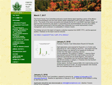 Tablet Screenshot of forestryfutures.ca